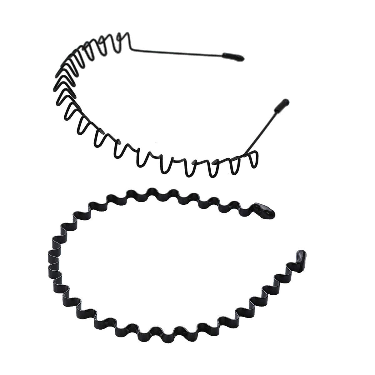 Amazon.co.jp: shefun メンズ カチューシャ スプリング ヘアバンド 鉄