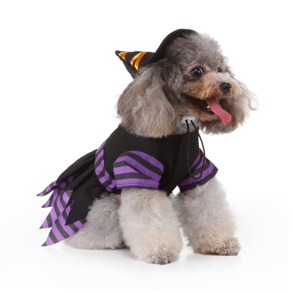 Didiseaon 2 Pz Cappotto Per Animali Domestici Di Halloween Vestiti Per Animali Domestici Cappello Da Cane Simpatica Felpa Con Cappuccio Per Cani Animale Domestico Forniture