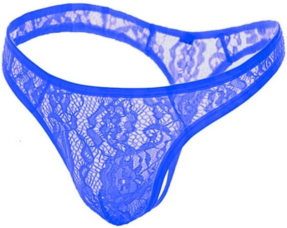 Men's Lace Thong Transparent Gstring Sexy Printing 1 Pack - Image 4