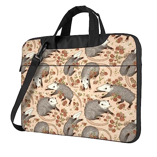 Sac imperméable ordinateur portable Opossum and Roses anti pluie