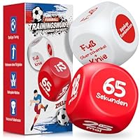 HappyKidsClub Fussball Trainingszubehör Geschenke Jungen (2 Stück), Fußball Geschenke Spielzeug für Jungs Mädchen 3-15 Jahre, Spaß Fussballtraining Spiel für Kinder, Jugendliche & Erwachsene
