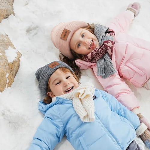 NIBESSER Unisex Erwachsenen Mütze Beanie Bedrucken Lassen, Wintermütze Hat zum Personalisieren Mit Name oder Wunschtext, selbst gestalten