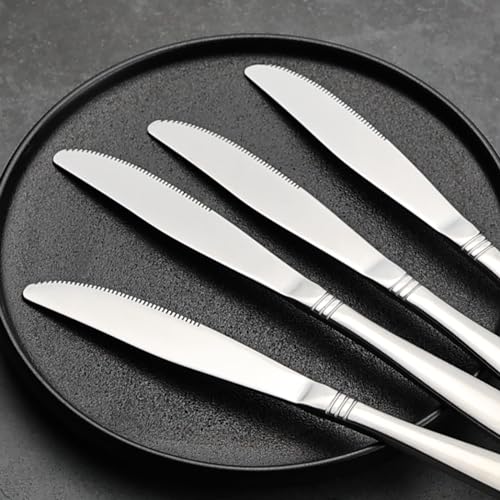 Minekkyes Table Knife Set, Dinner Knives Set of 12, Stainless Steel Cutlery Knives - Image 6