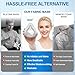 Replacement F20-Style Fabric Mask Set (Small) - No Silicone Contact, CPAP Full Face Cushion Combo for Airfit F20 & Airtouch F20, Effictive Moisture-Wicking for All-Night Dryness & Comfort (No Elbow)