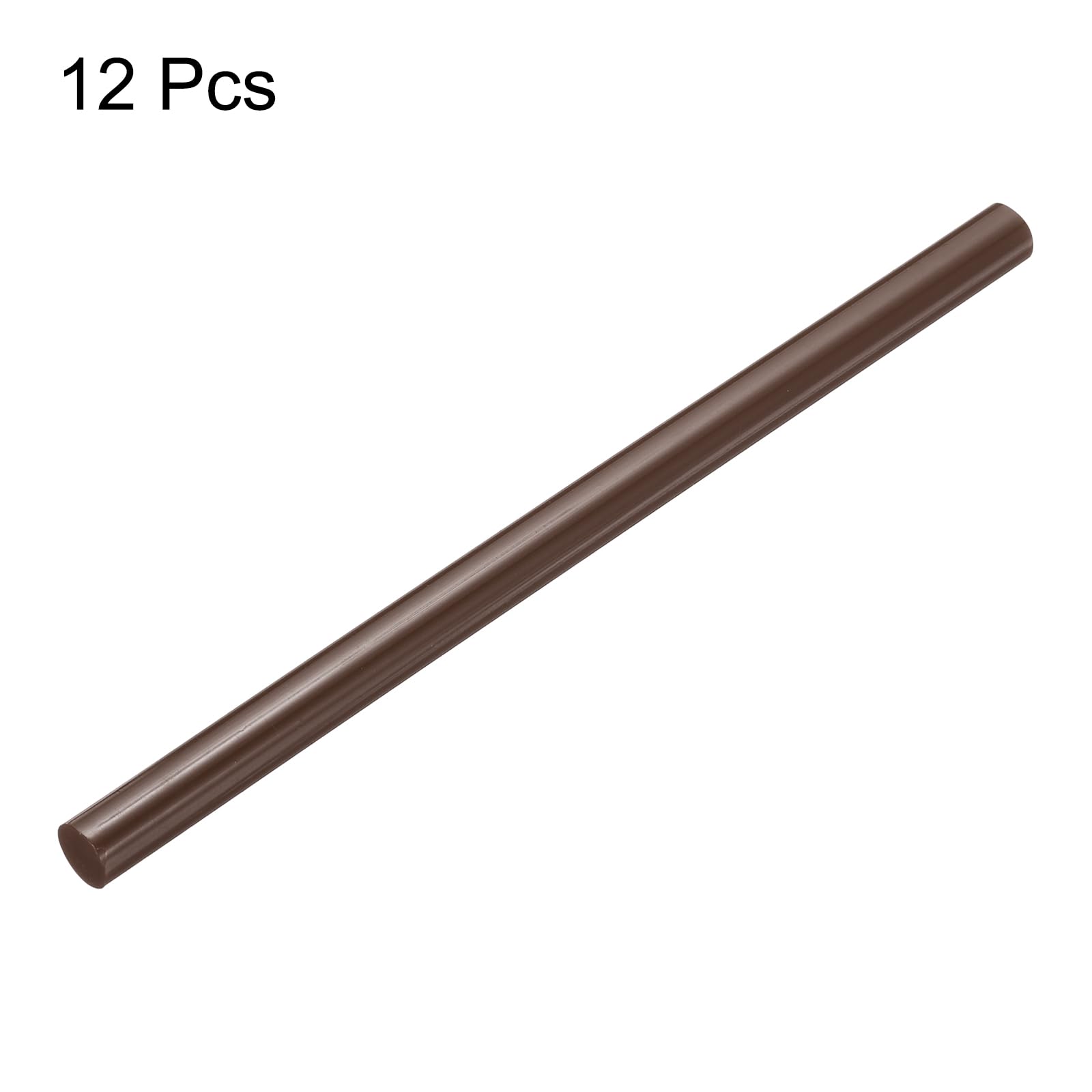 QUARKZMAN Mini Stick Colla a Caldo per Pistola Colla a Caldo 11mm x 200mm Marrone 12pz