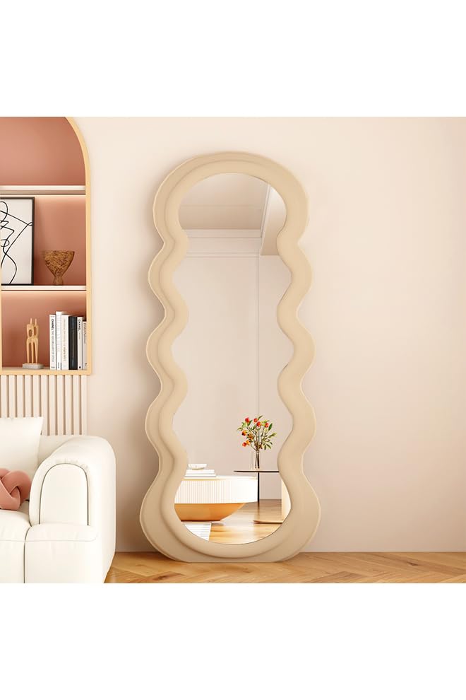 NKX Wavy Shaped Full Length Dressing Mirror 80X180 CM