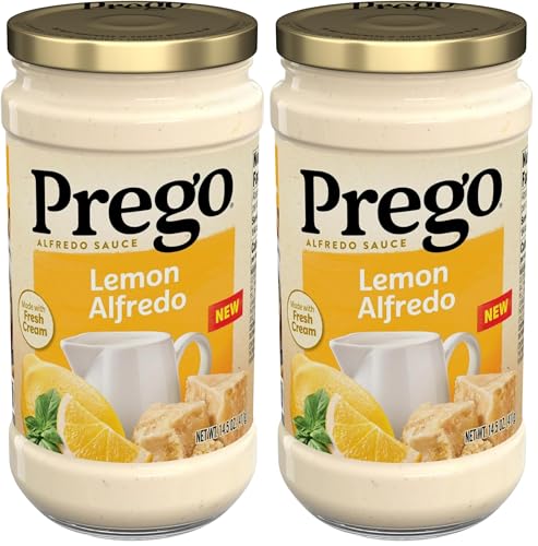 Image of Prego Lemon Alfredo Sauce, 14.5 oz Jar (Pack of 2)