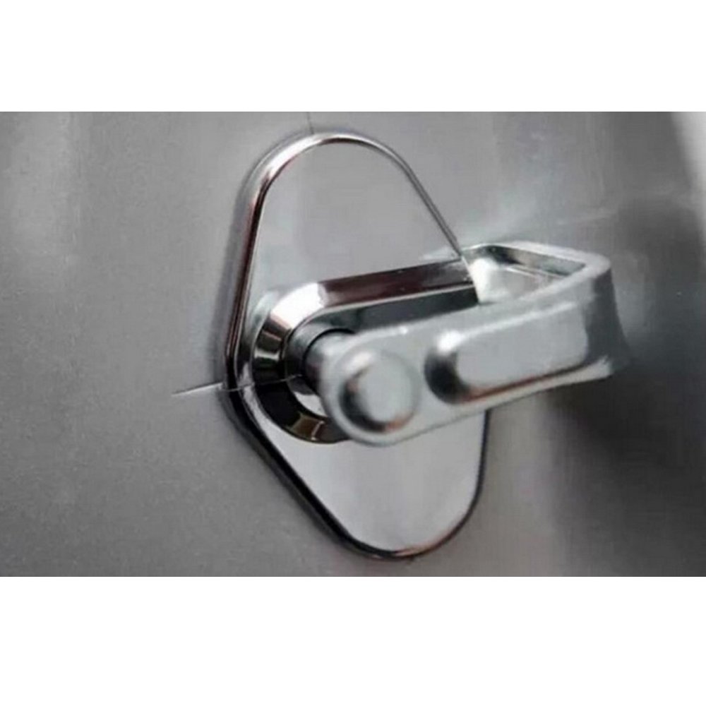 VIGORWORK 4pcs/Set Car Door Lock Cover Sticker Protective Case Trim for Buick New Regal 15 Lacrosse Encore EXCELLE Stainless Steel Car Styling