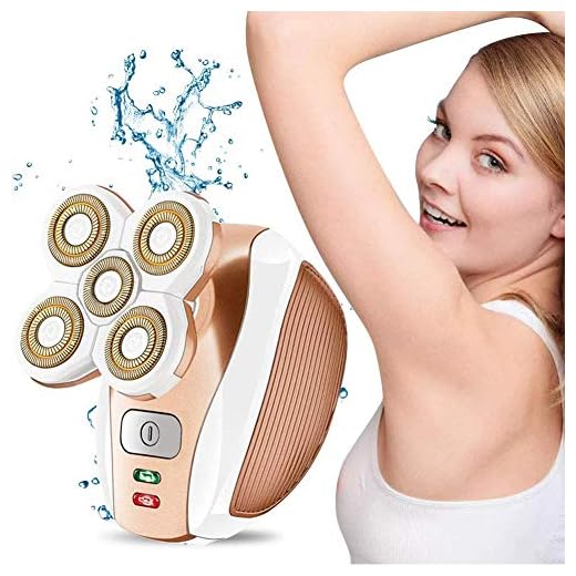 Painless Electric Razor for Women, Rechargeable Waterproof Electric Shaver, Cordless Hair Remover for Legs Face Lips Bikini Body Trimmer - As Seen On TV (Upgraded)