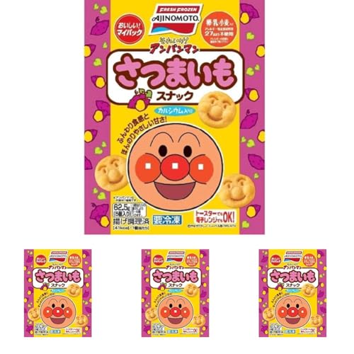 [冷凍] 味の素 それいけ！アンパンマン さつまいもスナック 5個 (× 4)のサムネイル