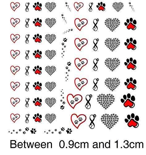 Paw Prints Collection (Paw Prints Nail Art Decals C2)