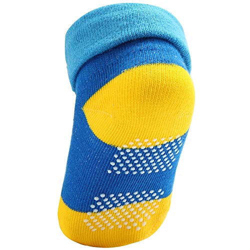 9 Pairs Baby Boy Newborn Infant Grip Socks, Toddler Boy Anti Skid Socks Cotton Socks Non Slip2