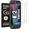 ivoler 3-Pack Screen Protector Tempered Glass for Nintendo Switch 2 Model 2025, Accessories Transparent HD Clear Anti-Scratch Screen Protector for Nintendo Switch 2, 7.9-Inch
