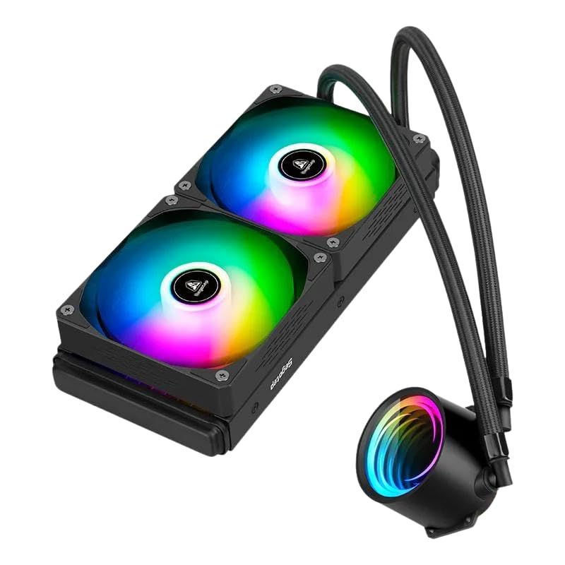 Segotep 水冷 CPUクーラー BeIced 240 ARGB Segotep Beiced 240mm Aio Argb White CPU Liquid Cooler - 5V
