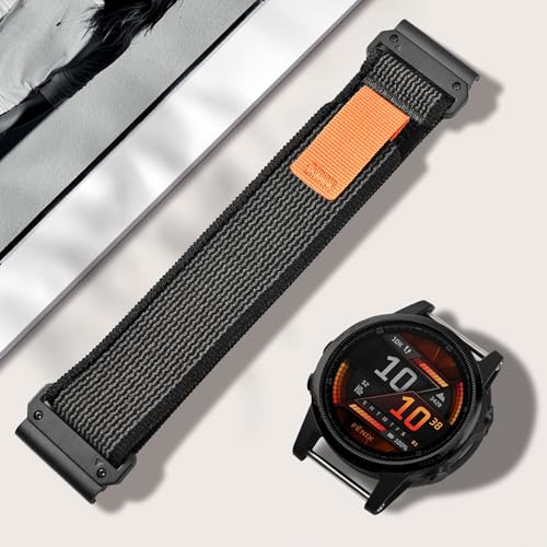 Correa de nylon 20mm compatible con Garmin Fenix 8/7S/6S/5S miniatura 2