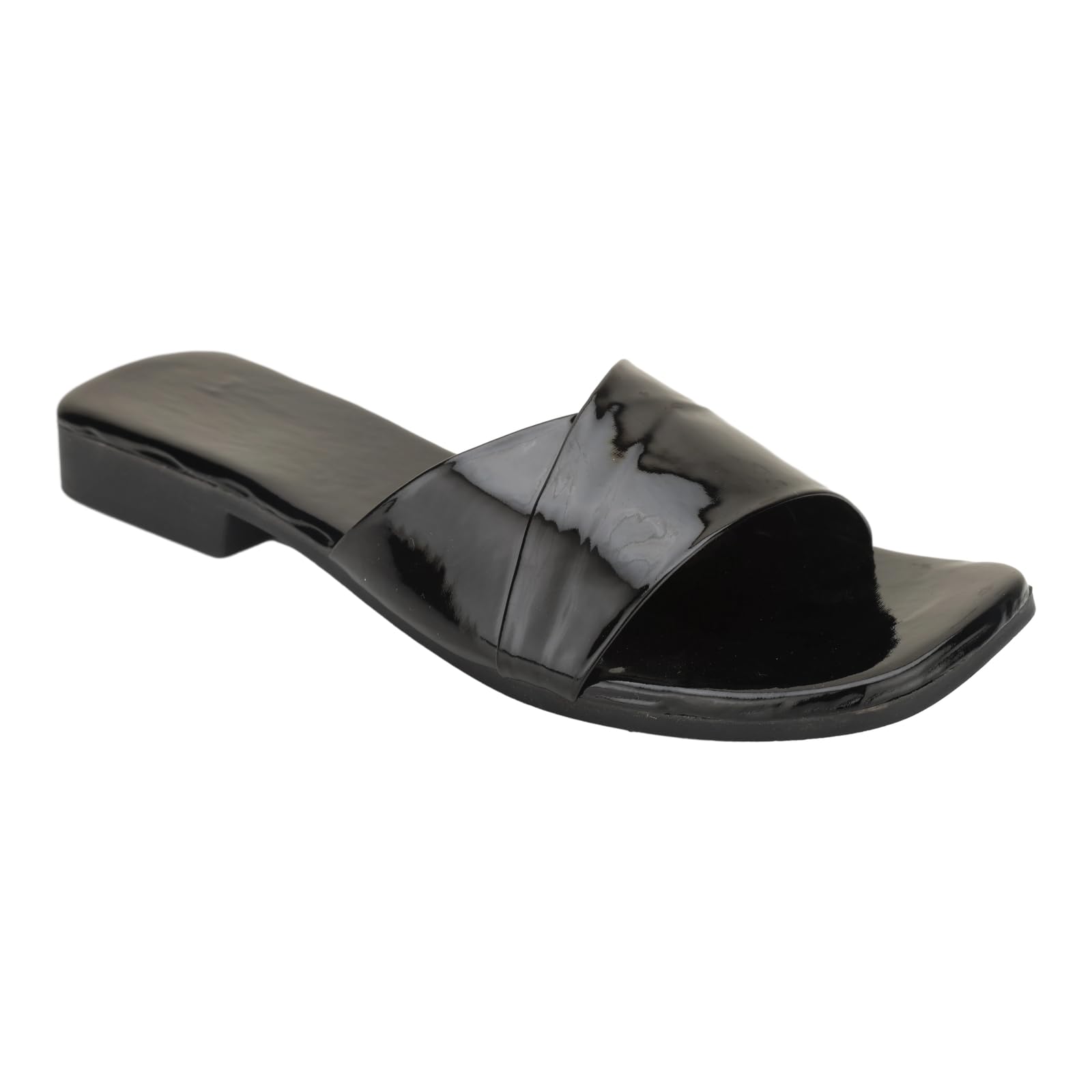 WINSOME COLLECTION Presents Stylish Trendy Casual/Formal Flat Heels Slippers (Black, UK Footwear Size System, Adult, Women, Numeric, Narrow, 7) (B0D9YL73RG) Amazon Price History, Amazon Price Tracker