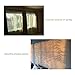 Ufurty 2 Pieces Willow Window Curtain Voile Tulle Room Salix Leaf Sheer Gauze Panel Drapes Green Color for Living Room, Bedroom, Balcony