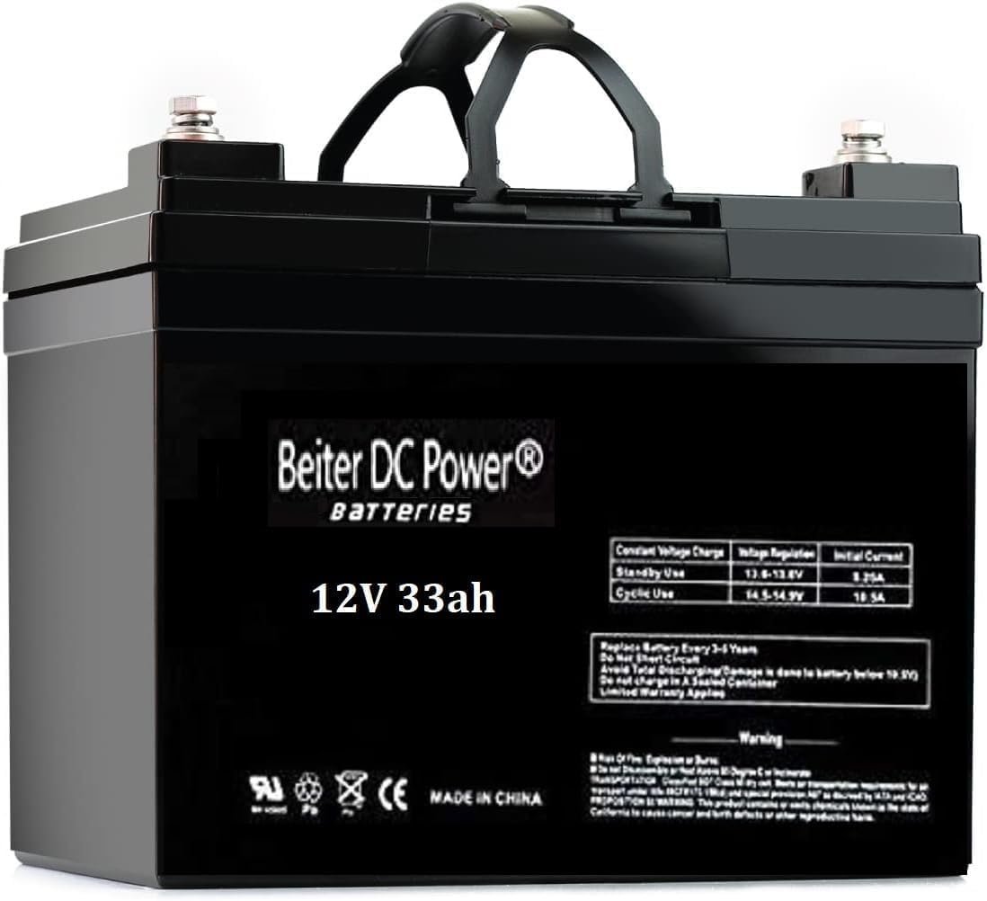 Commercial Clipper Lawn Mower Riding Mower and Tractor Batteries 1091018810736P, Beiter DC Power
