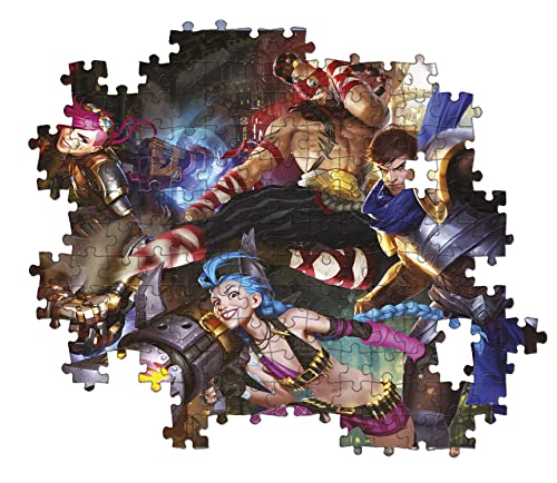 39668 - Puzzle League Of Legends - 1000 pezzi - Made in Italy, puzzle adulti 1000 pezzi, puzzle fantasy, puzzle videogiochi, divertimento per adulti, Multicolore - Gadget - Immagine 3