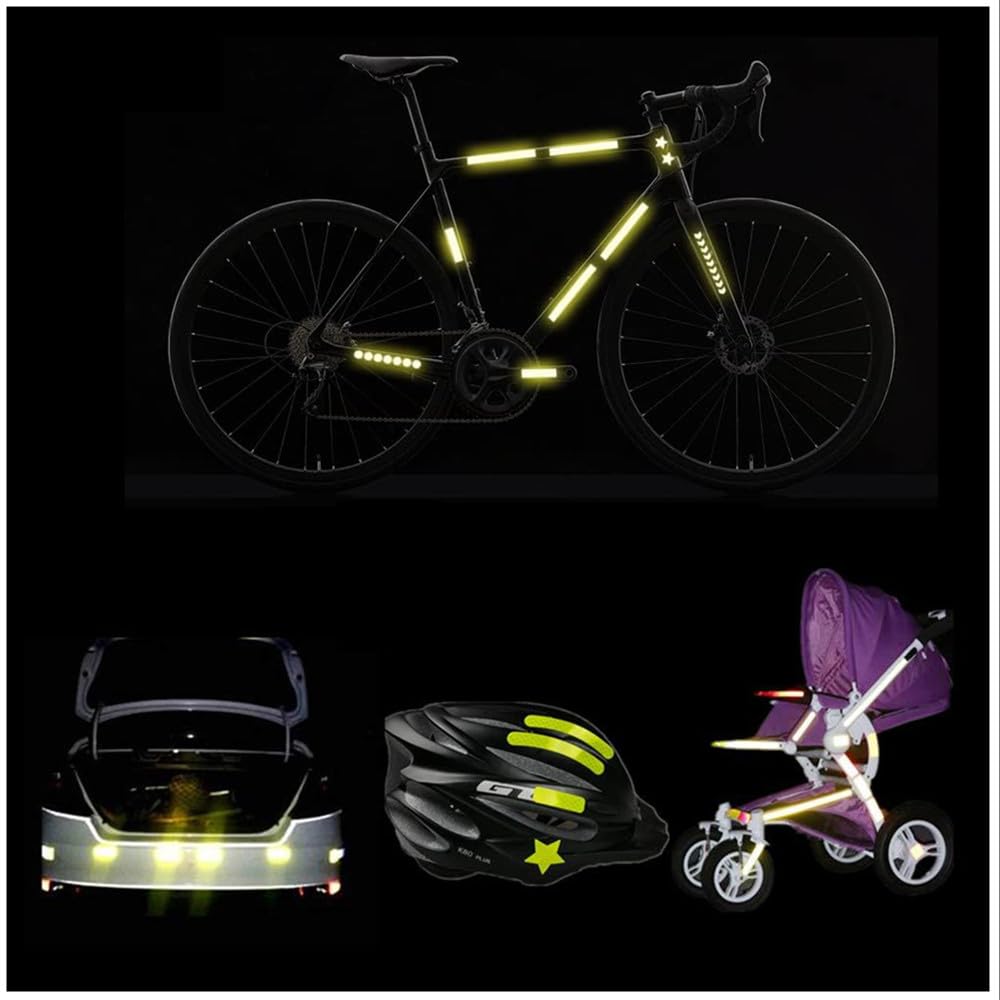 Amazon | Granmagazz 反射ステッカー 自転車 リフレクター 42枚