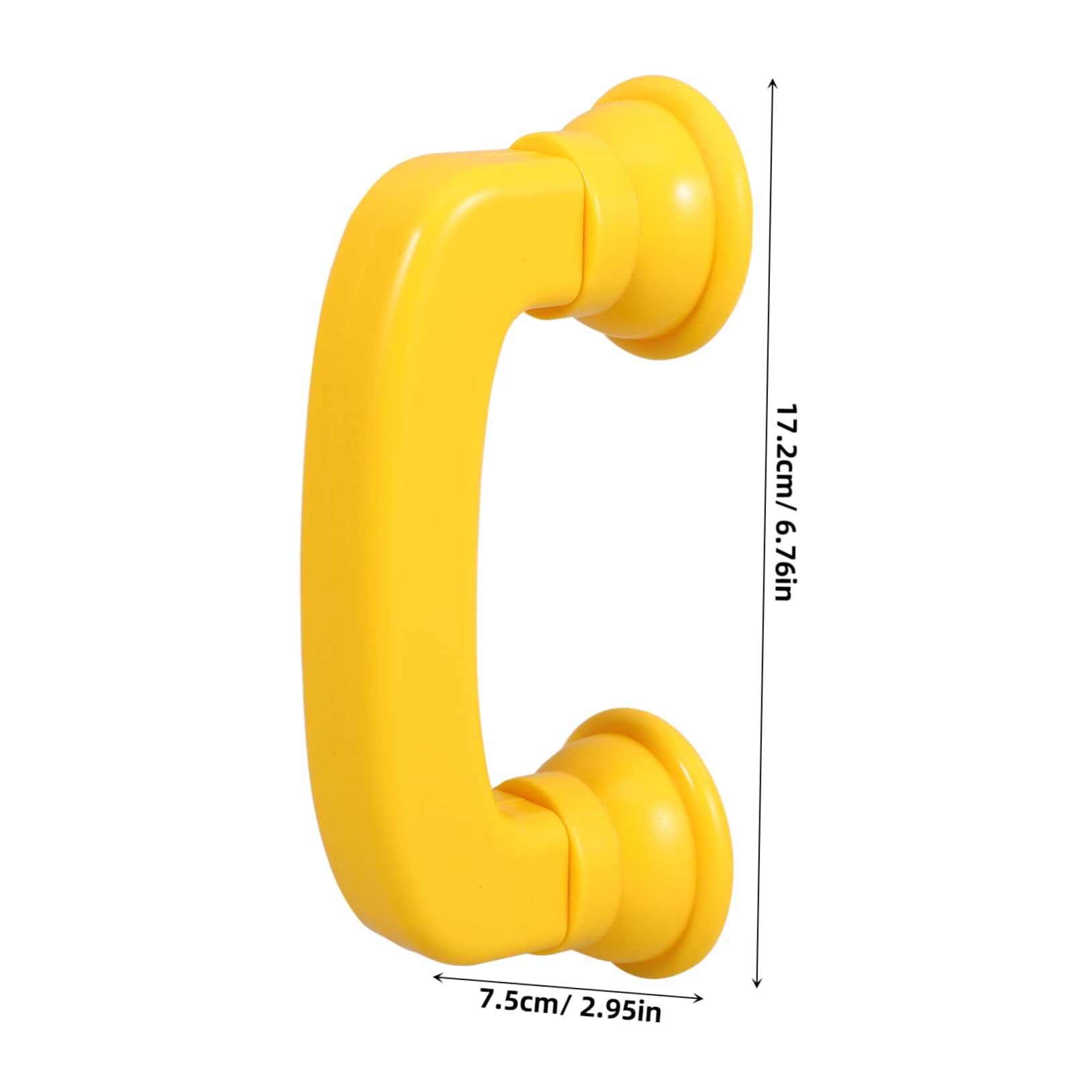 HOMSFOU Phone Whisper Babies Colored Phone Reading Phones Fun Phones Receiver Abs Yellow
