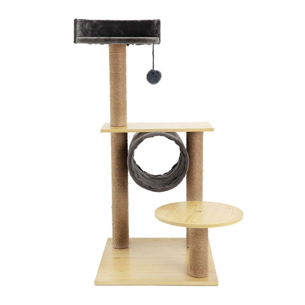 Multi-storey Cat Tree Plush Apartment, Cat Tower for Indoor Cats, Multi-Level Cat Tree for Large Cats, with Cozy Perches Stable Cat Tree with Scratching Board, Basket Lounger and Large Cave,Exquisite