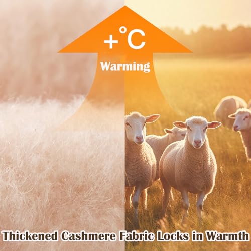 Image of Women's Warm Thick Socks Thermal Plush Winter Casual Cotton Cozy Socks Perfect Gifts for Women