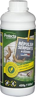 Protecta® Répulsif Serpents et Lézards - Granulés Ultra Efficaces - Action Immédiate et Longue Durée - Anti Serpents & Lézards Extérieur - Facile à Utiliser - Made in France