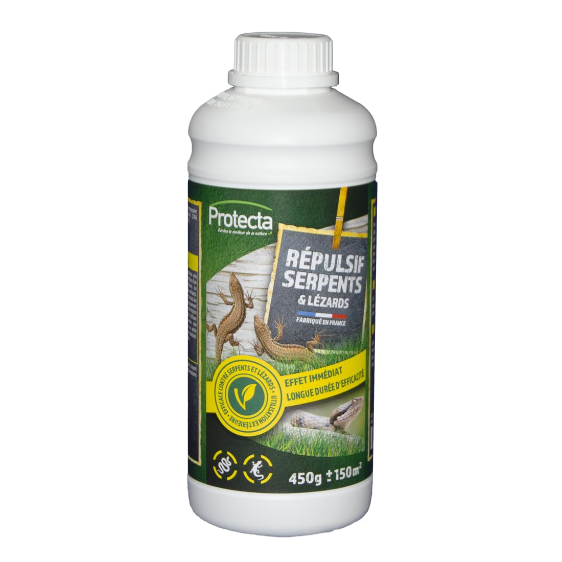 Protecta® Répulsif Serpents et Lézards - Granulés Ultra Efficaces - Action Immédiate et Longue Durée - Anti Serpents & Lézards Extérieur - Facile à Utiliser - Made in France