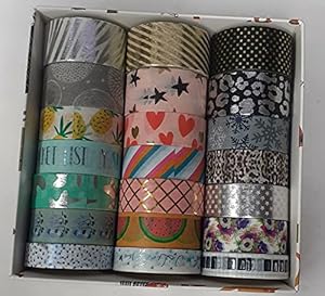 Onlinesalescantt Art & Craft Material kit for School Students, Girls Boys, Suitable for Kids, Students No 640 Fancy Tapes Different Sizes