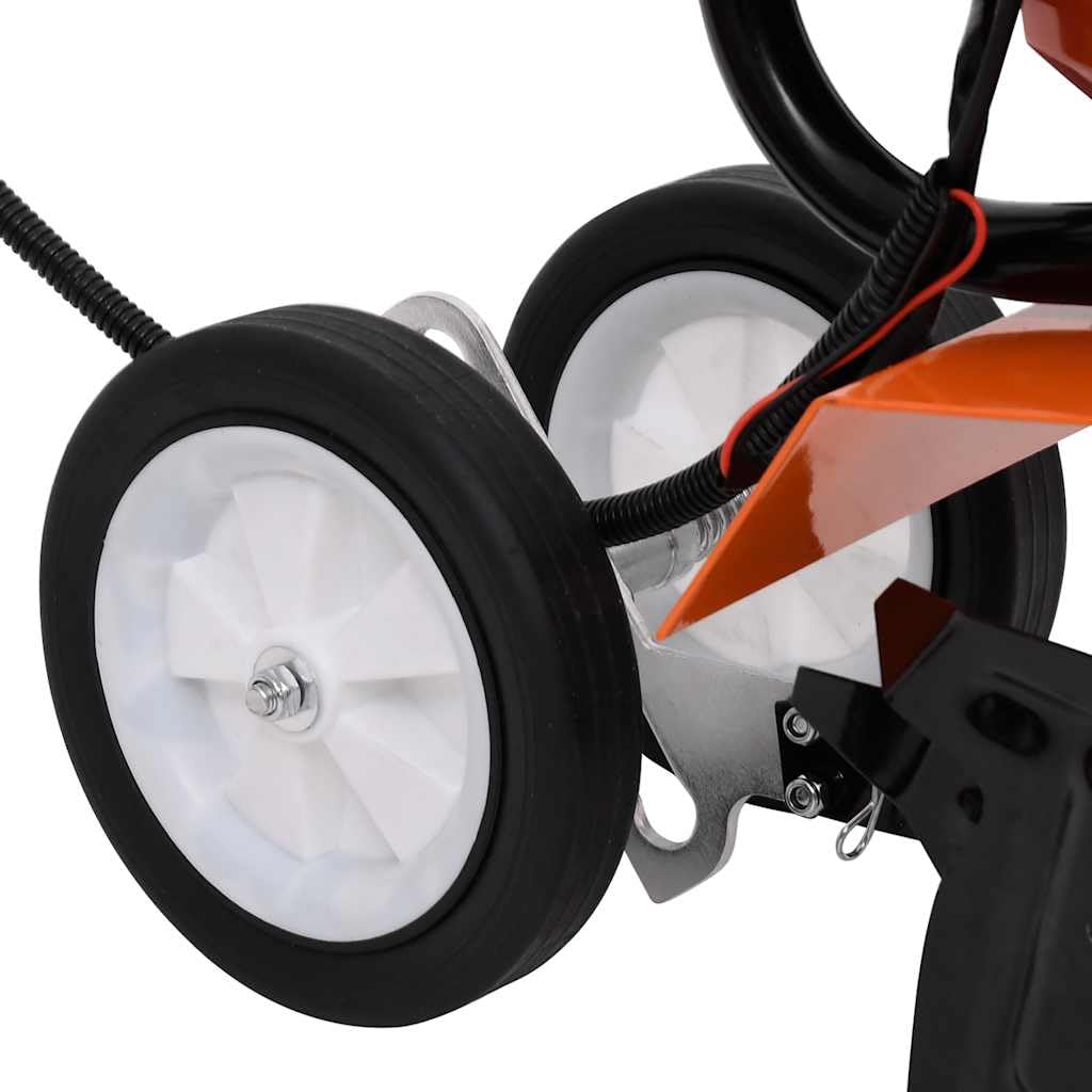 Fresa de suelo de gasolina de 52 cm³, 25 cm de ancho de trabajo, 10-12 cm de profundidad, 16 cuchillas de acero endurecido, depósito de 1,25 L, con botón ON-off, para parterres de jardín y