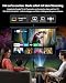 Smart Beamer 4K Google TV Wlan Bluetooth, mit Dolby Audio, HDMI ARC 2.1, 2300ANSI, HDR10, MEMC, Ultra HD LED Tageslicht Projektor Heimkino Gaming Indoor Decke,Android Projector Wifi Zoom Autofokus USB