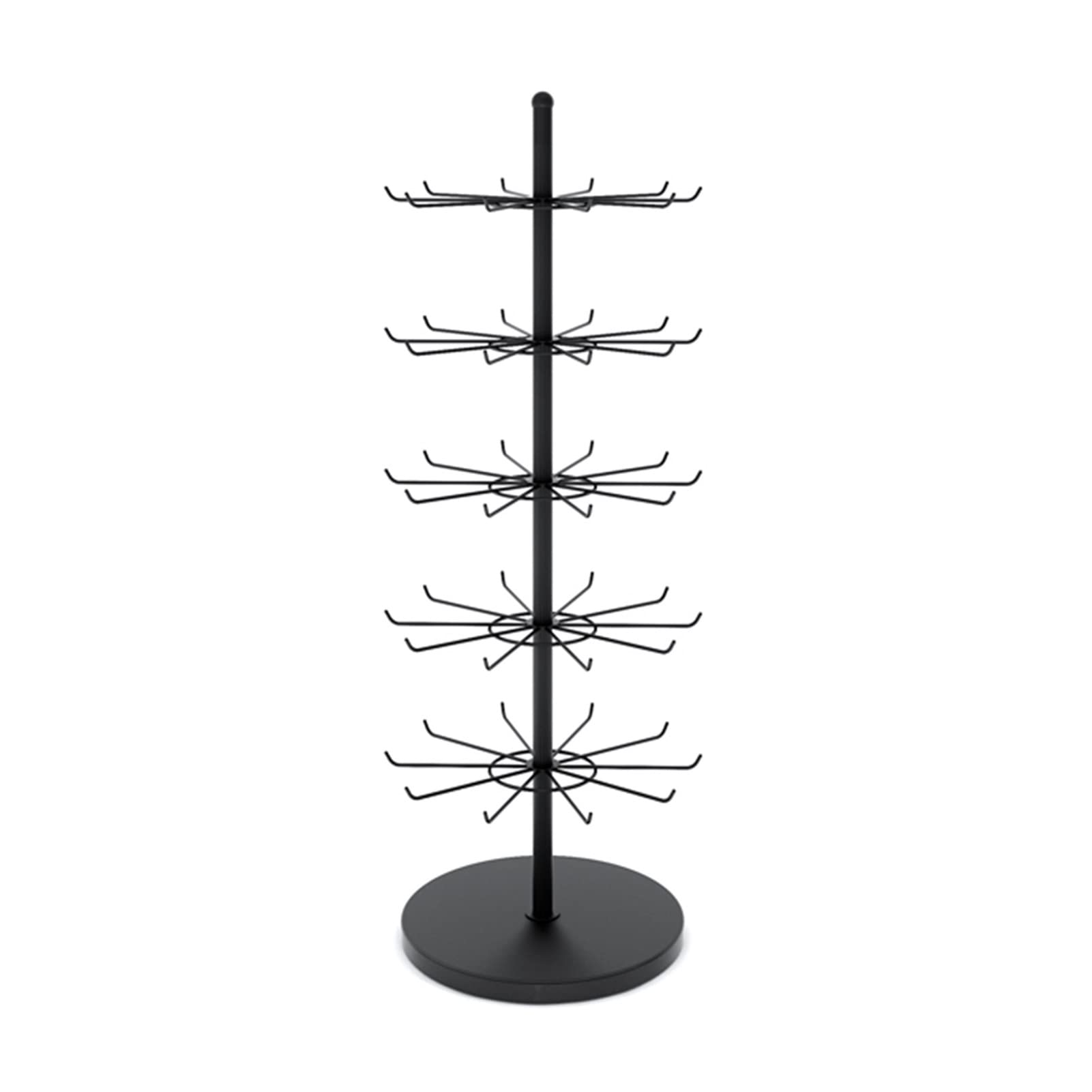 Présentoir à bijoux doré rotatif pour sublimer votre coiffeuse de chambre