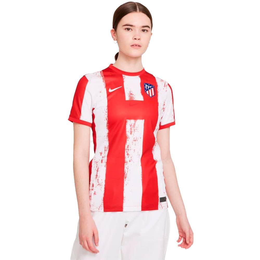 NIKE Atlético de Madrid, Temporada 2021/22, Equipación de Juego, Camiseta Primera Equipación Camiseta Unisex Adulto