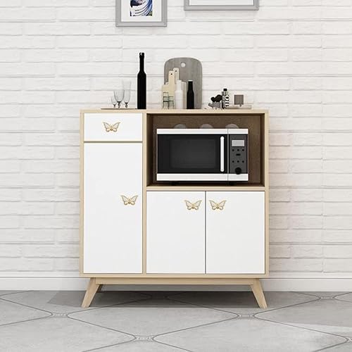 Miniatura 8 de brandname Pomo de mariposa decorativo para muebles, 6 piezas de accesorios para el hogar, gabinete, cajón, armario, aparador, baño, cocina, armario,