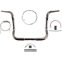 Hill Country Customs 1 1/4" Chrome 14" Ape Hanger Handlebar KIT 2008-2013 Harley Electra Glide Street Glide wABS BC-HC-BB14C-ESG08-ABS