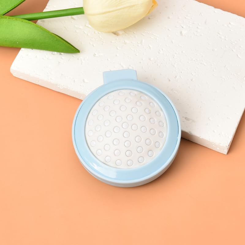 Miniatura 2 de Cepillo de pelo de bolsillo con espejo para niñas y mujeres, cepillo plegable con espejo, tamaño de viaje, mini cepillo compacto para bolso,