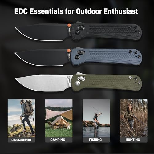 Image of CJRB Bolt EDC Knife, 3.25'' AR-RPM9 Steel Blade, Recoil Lock V2