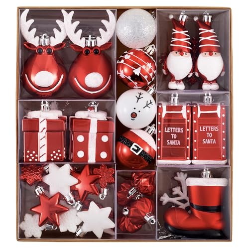 Victor's Workshop Weihnachtskugeln, Christbaumkugeln Kunststoff...