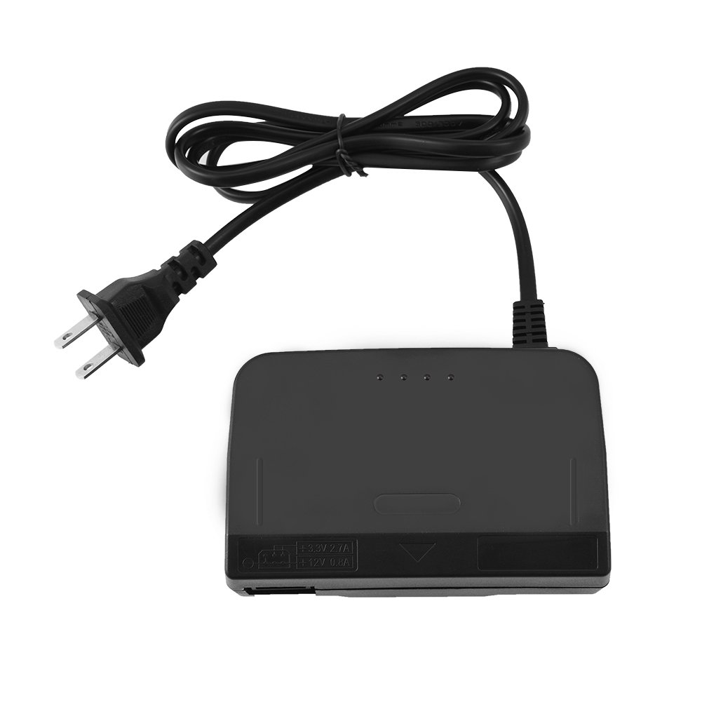 AC Adapter Power Supply For N64 Power Cord Cable US Plug With AV Cable