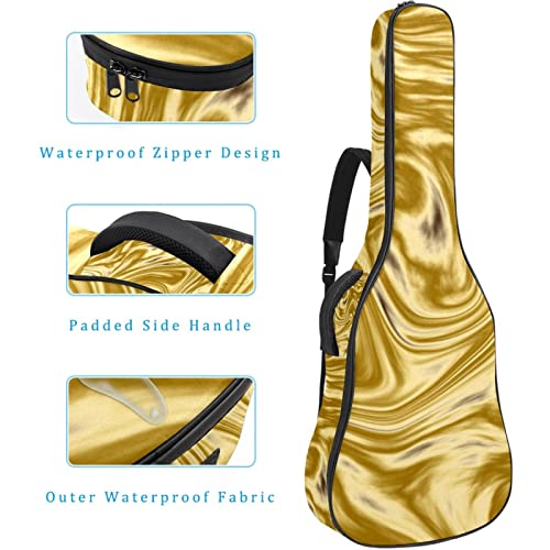 Housse pour guitare acoustique Motif ananas Épaisseur 1 cm, Multicolore 08, 42.9×16.9×4.7 in, Organiseur de sac - Les Beatles, Paul McCartney, John Lennon, RIngo Starr, George Harrison Housse pour guitare acoustique Motif ananas Épaisseur 1 cm, Multicolore 08, 42.9x16.9x4.7 in, Organiseur de sac – Image 5