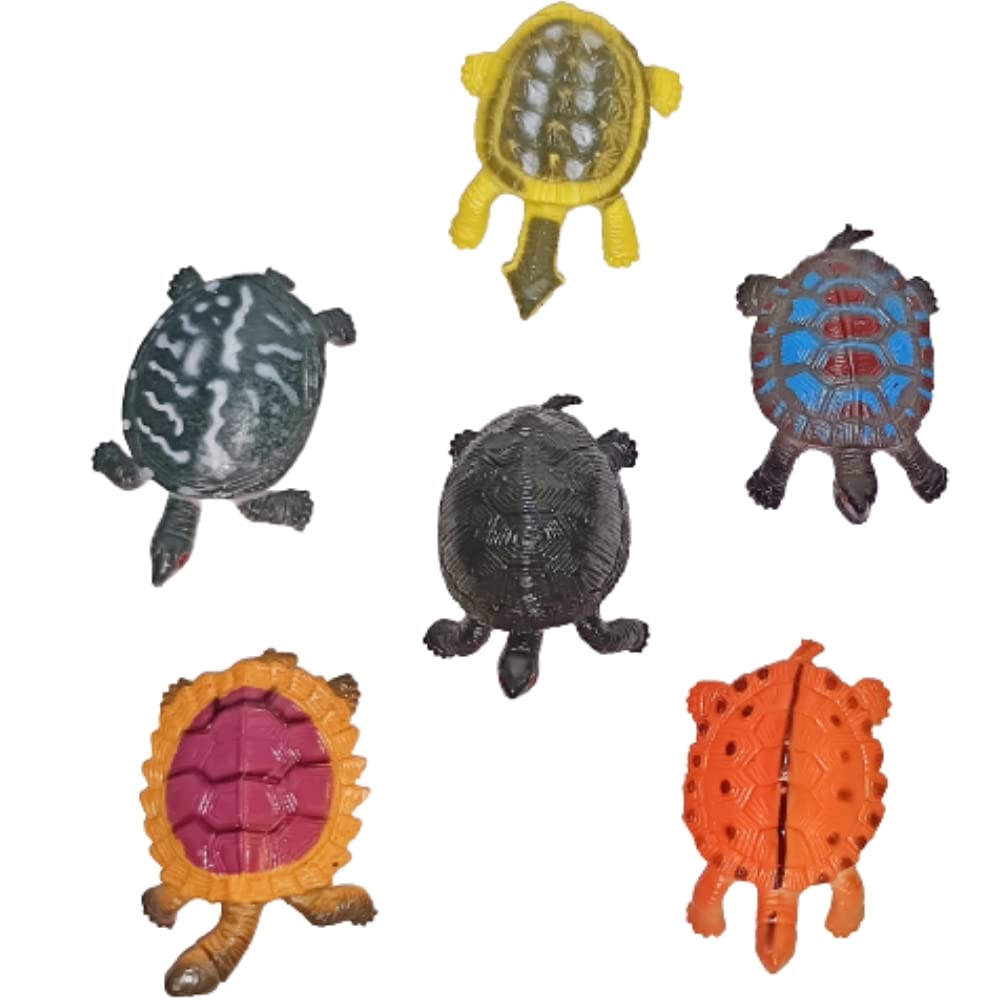 Jeffrey Aquarium Decorative Tortoise Toys for Fish Tank Pack of 6 (Random Color & Pattern) (B0BMQH9G3B) Amazon Price History, Amazon Price Tracker