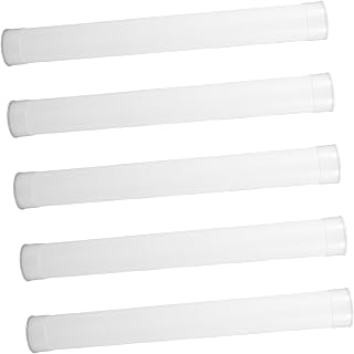 GLEAVI 5pcs Document Storage Tube Mailing Shipping Tube for Art Prints Pe Material Secure Caps for Transporting and Protecting Documents