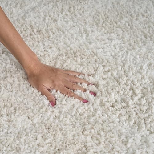 Tapete Modern Shag Beige Marino 84 in x 63 in miniatura 6
