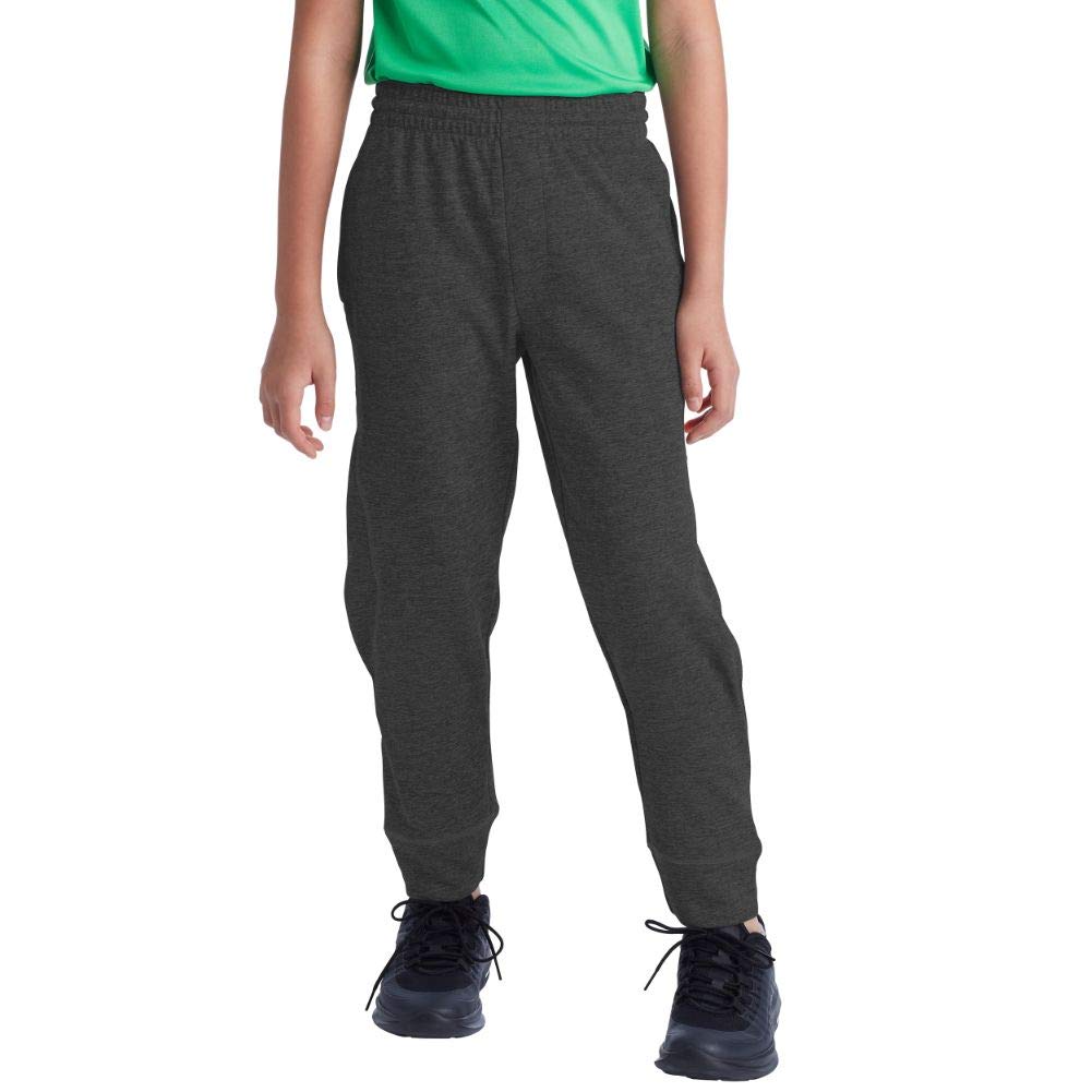 Gildan Youth Open Bottom Sweatpants, Style G18400B, Black, Medium