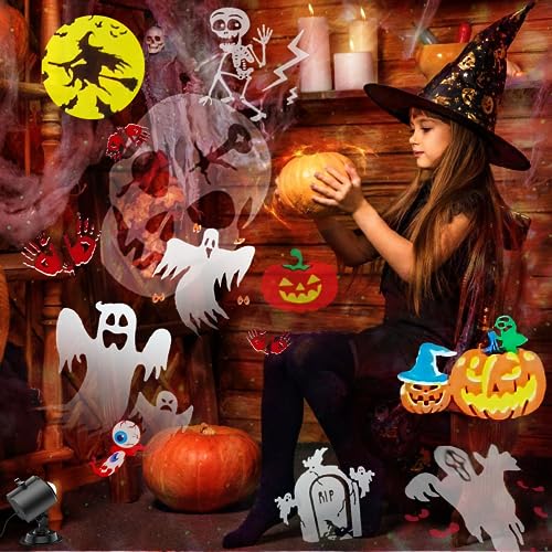 Fliti LB-004 Brighter Halloween Decorations Projector Lights And Christmas Projector Outdoor, 19 Hd Effects (3D Ocean Wave & Patterns), 11 Holiday Projector Home Party Light Show thumb #4