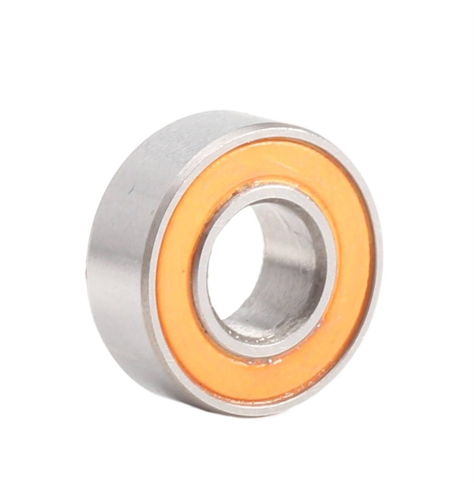 VSPPJYFG Bimetal Seal Shield Micro deep Groove Bearing 10PCS MR105-2RS 5X10X4mm ABEC-3 Miniature Ball Bearings Orange Sealed