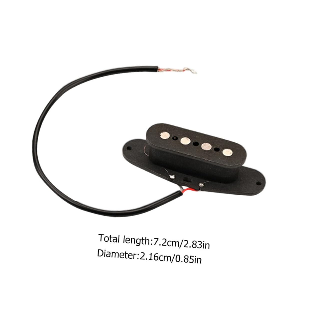 Yardwe Multi Function Piezo Pickup for Acoustic Guitar Durable Sound Pickup Tool Portable and Practical Guitar Accessory for Musicians for Amplifiers and Recording Equipment