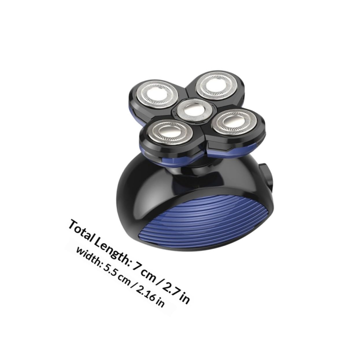 GALPADA Rasoio Elettrico Uomo Cinque Testine 4 in 1 Compatto USB senza Olio per Barba, Capelli e Pelle Sensibile, Pratico per Utilizzo Quotidiano e Viaggio