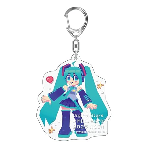 Digital Stars @ MIKU EXPO 2025 ASIA Acrylic Keychain Art by Violet Schofield